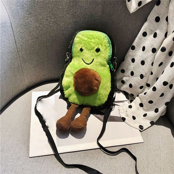 

female cute interesting pattern duck shoulder bag doll original messenger bag purse card package plush small fashion bags