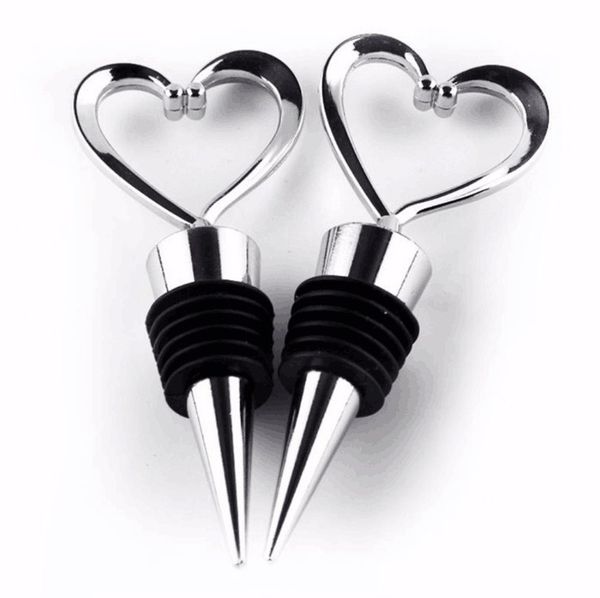 

heart shaped wine ser bottle ser party wedding favors gift sealed wine bottle pourer ser kitchen barware tools a05