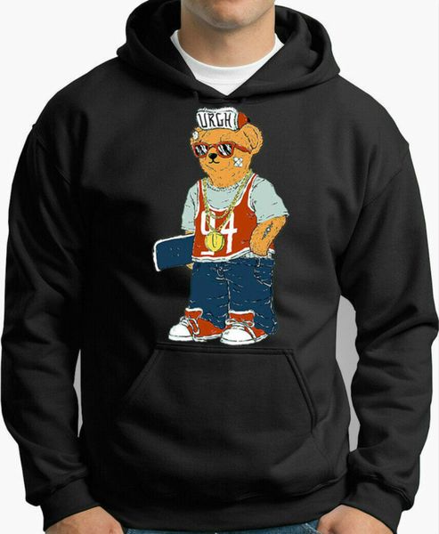 

polo bear polo adidas adidas поло медведь корзина скейтборд мужская дизайнерская толстовка мода толстовка новая осень и зима бренд письмо pr, Black