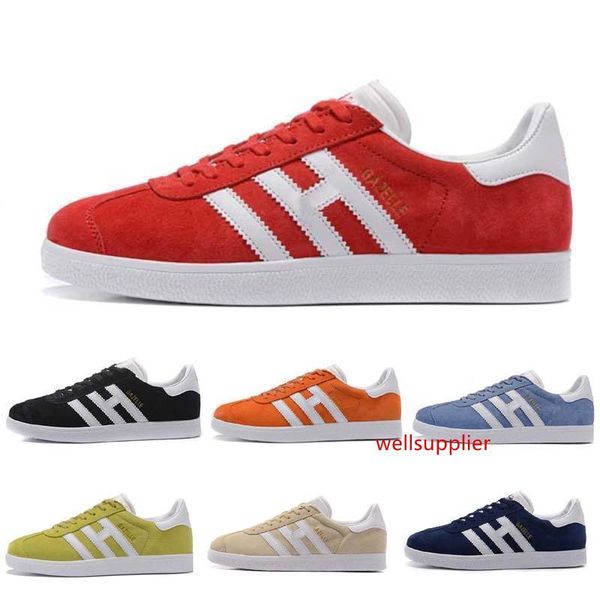 

gazelle suede low cut casual flat men s running sneaker sport shoes size us7-us11
