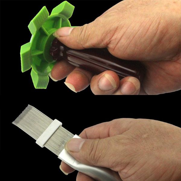 

2x comb air conditioning fin condenser kit comb blade brush repair accs