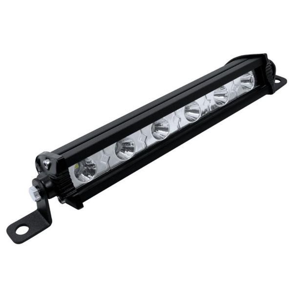 

18w ultra-thin small single row led light bar work light plastic + glass off-road roof modification spotlight 1 pcs