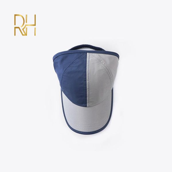 

summer visor hat for women casual breathable mesh sun cap fashion men golf hats outdoor uv protection sports cap rh, Blue;gray