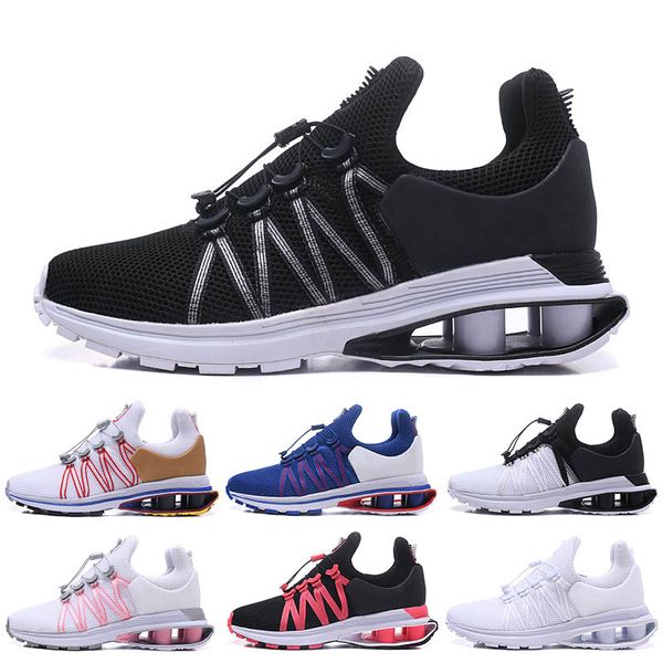 

luxury shox gravity metallic fashion shoes outdoor trainers mesh triple gold white black oreo blue sports raplicas designer sneakers 40-46