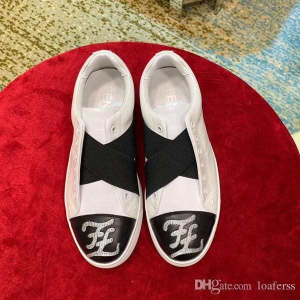 

with box 2020 new letter web coach sports men's shoes fashion breathable sneakers sports running shoes, Black