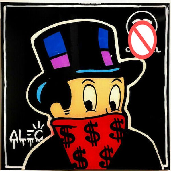 

alec monopoly graffiti art wall decor richie portrait 02 home decor handcrafts /hd print oil painting on canvas wall art canvas 200226