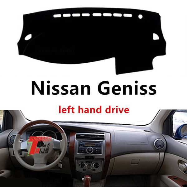 

taijs left hand drive car dashboard cover for geniss polyster fibre creative anti cracking car dashboard mat for geniss