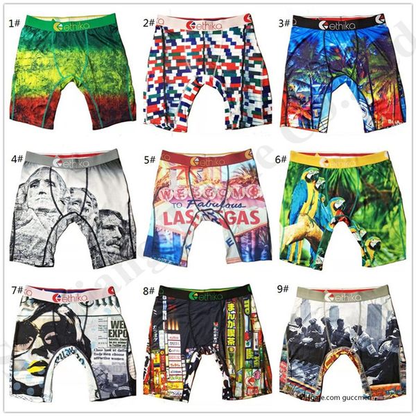 

men ethika boxer sport technical underwear quick dry briefs boxers graffiti printing shorts leggings women beach swim trunks pants u2, Black;white