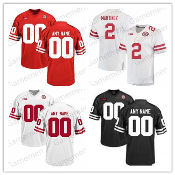 

custom nebraska cornhuskers 22 devine ozigbo 2019 football 17 andrew bunch 22 rex burkhead 21 roger craig any name number men jersey, Black;red