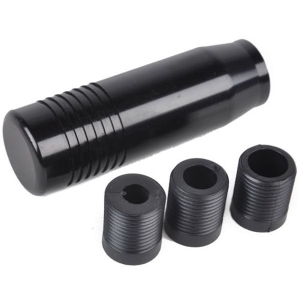 

black new universal aluminum car truck racing manual gear stick shift knob car modification gear threaded bushing *3