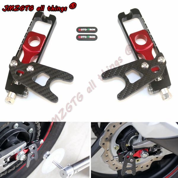 

motorcycle cnc chain adjustment adjuster for cbr250rr 2017 2018 2019 carbon fiber