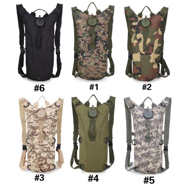 

3l water bag backpack storage hiking convenient water bladder bag travel polyester adjustable climbing pack cycling