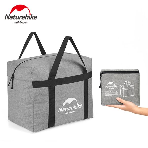 

naturehike 45l nylon high capacity luggage bag travel camping portable buggy bag tourism package bags