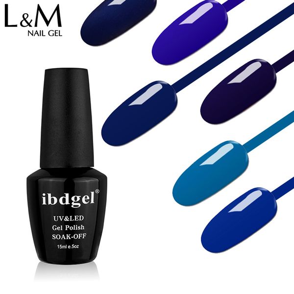 

3 pcs set ibdgel blue pure color gel polish high pigment nail gel varnish hybrid semi permanent nail polish uv led, Red;pink
