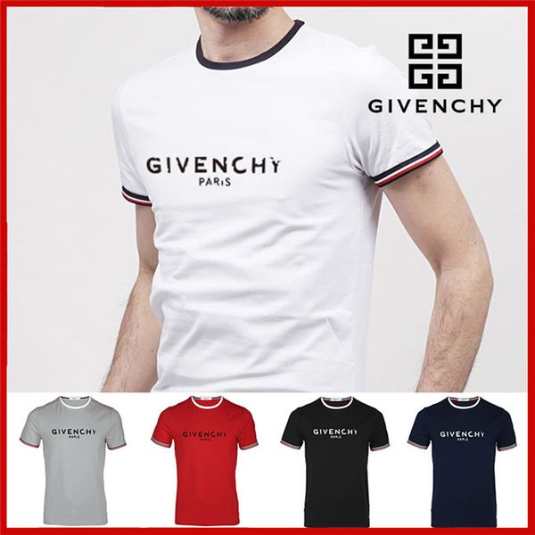 

2020fashion mens t shirt polos новое прибытие мужчины женщины высокое качество печати письмо вскользь коротким рукавом известный mens стилис, White;black