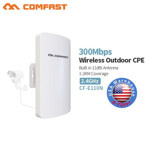 

300mbps cf-e110n 1-3km wireless wifi extender 2.4ghz outdoor mini ap cpe nanostation wifi bridge access point ap router