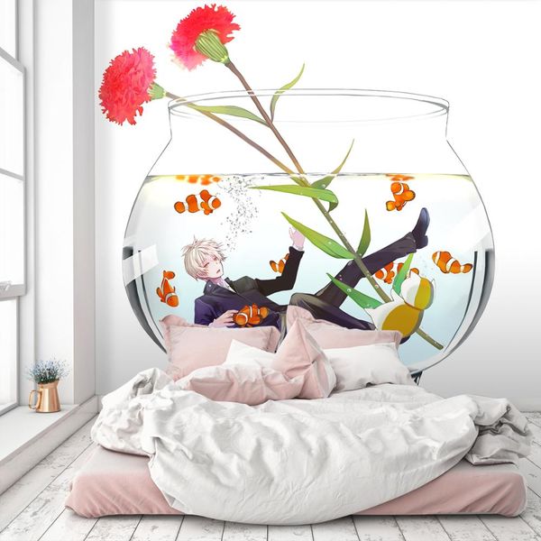 

self-adhesive] 3d natsume 306650 japan anime wall paper mural wall print decal murals