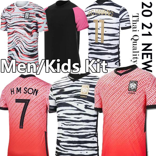 

2020 south soccer jerseys korea son football shirts 20 21 south jersey korea hyung kim lee kim ho son custom men kids, Black;yellow