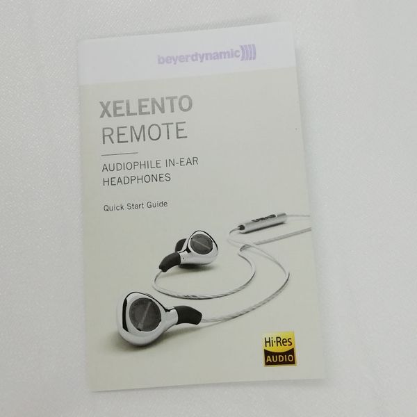 

Hot Selling New Arrival Beyerdynamic XELENTO REMOTE Audiophile In-ear Headphones Quick Start Guide Headsets Wired Earphone With Retail Box