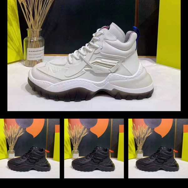 

high-quality designer 2019 new men's low-flat shoes designer non-slip wear-resistant sports shoes casual shoes size 38-44, Black