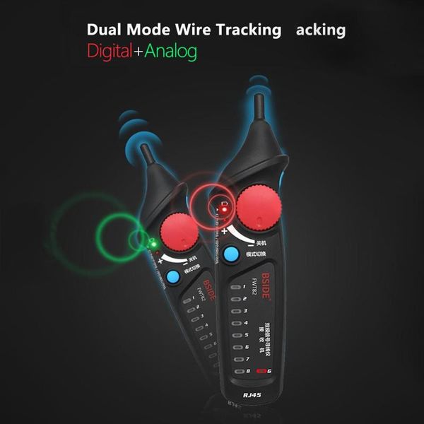 

bside fwt82 dual mode network cable tracker line finder receiver and transmitter highly sensitive electrical instruments