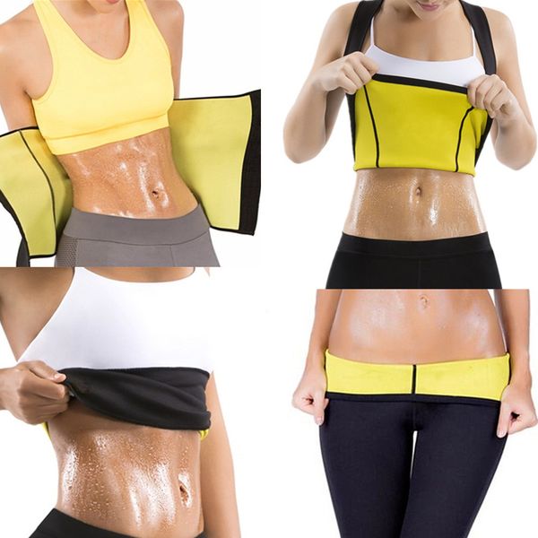 

women plus size neoprene sweat sauna shirt new body shapers pants waist trainer slimming belt shapewear weight loss waist shaper