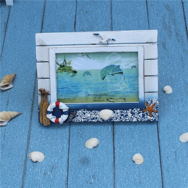 

wooden nautical p frame picture holder ship boat life buoy table decor