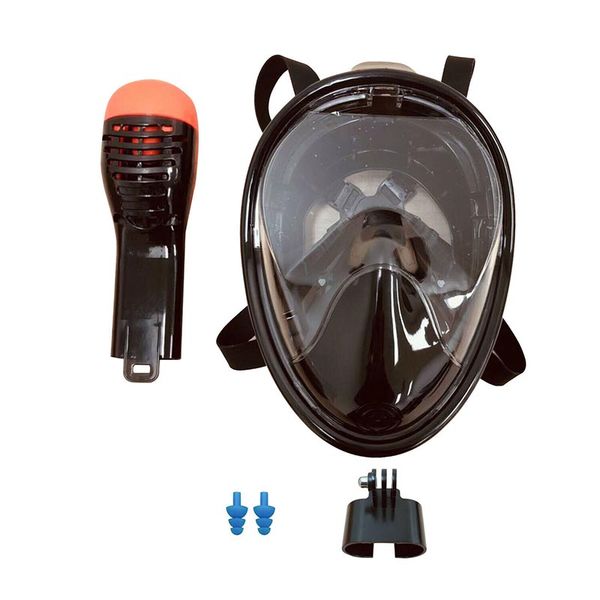 

180° seaview full face snorkel mask scuba diving swimming breath anti fog mask for 4/5 l/xl
