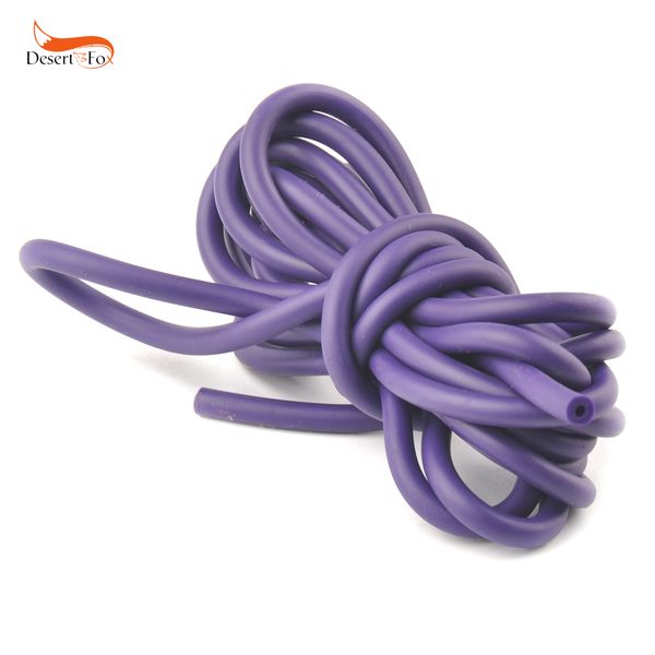 

5mm*5/10m outdoor natural latex purple tube stretch elastic slingsreplacement band catapults sling rubber d