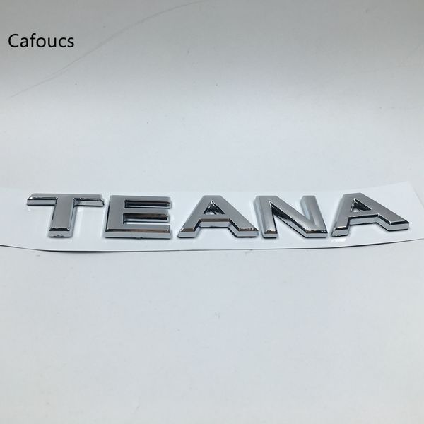 

car styling for nissan teana chrome letters tail rear trunk emblem decals
