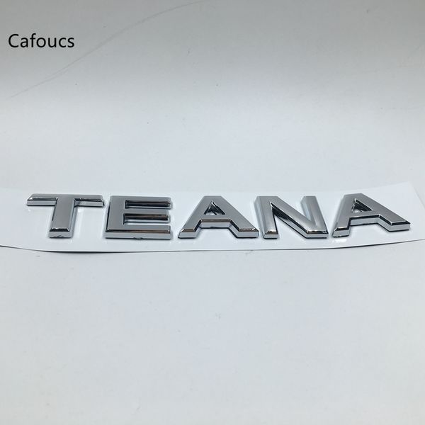 Estilo de carro para Nissan Teana Chrome Letters traseira traseira do tronco Decals210k