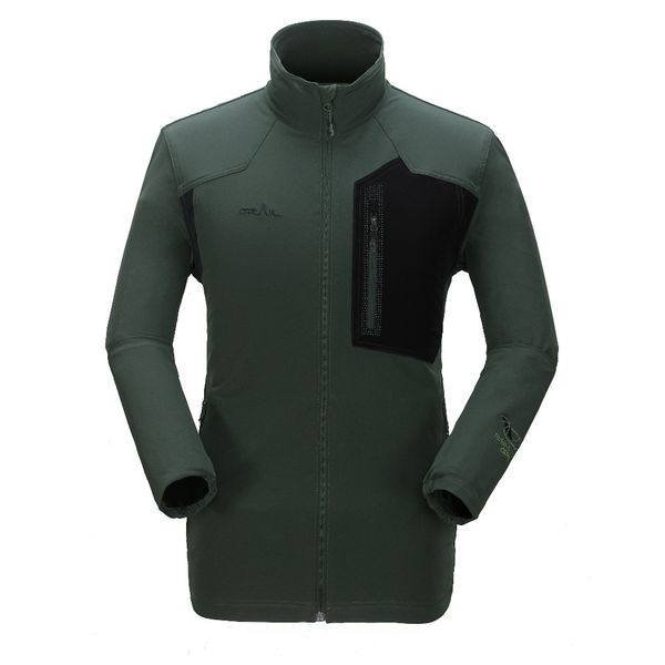 

grail men outdoor skin jacket plus size thermal windproof sunproof coat waterproof breathable for camping hiking 3513a