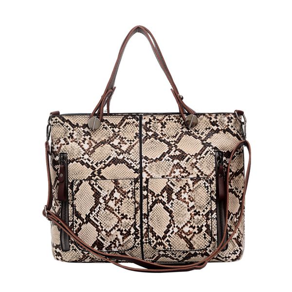 

lily queen women serpentine shoulder bag handbag ladies fashion large capacity sac