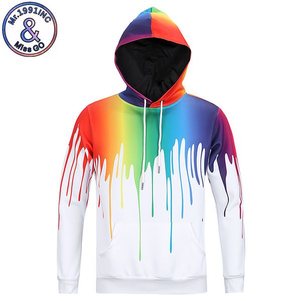 

мужская дизайнерская 3d цифровая печать с капюшоном живопись простой стиль и женский повседневный спортивный теплый свитер, Black