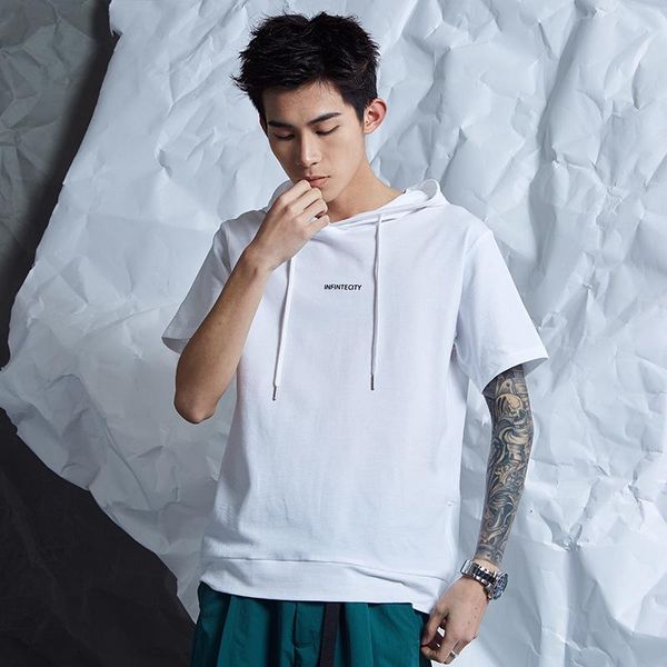 

новая летняя кепка с коротким рукавом футболки, White;black