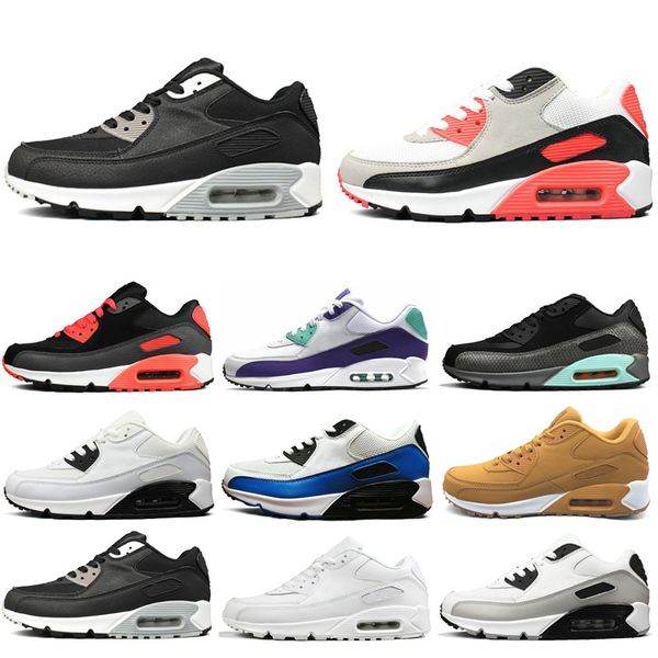 

nike air max 90 new be true уличная обувь для мужчин женщин классический тройной белый черный виноград женщины мужская спортивный бег спорт
