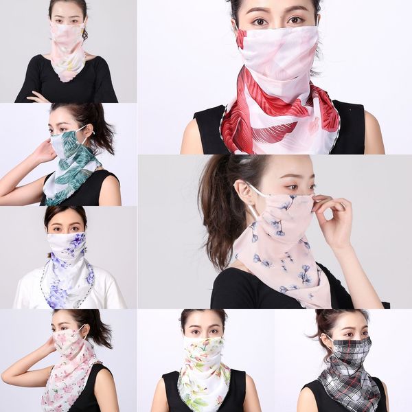 

57s6z outdoor hiking scarf fishing uv protection bandana ski magic windproof neck scarf camping cycling face mask hiking scarves, Black