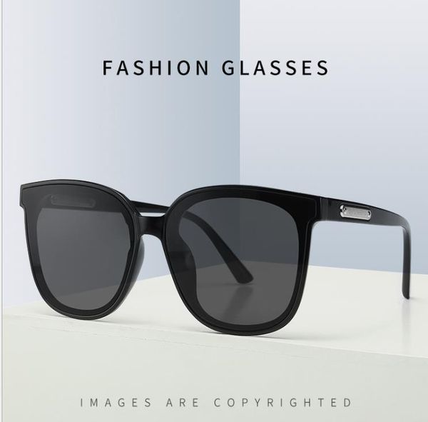 

sunglasses, men's and women's retro big box sunglasses, White;black