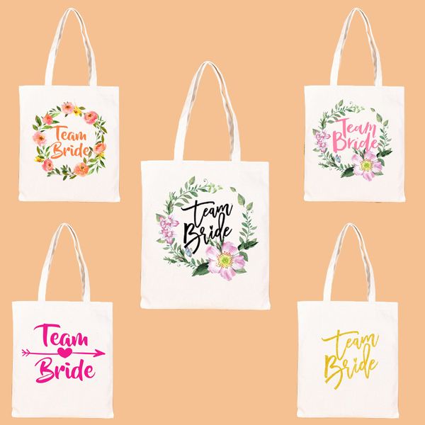 

new wedding party team bride gifts bags wedding favors gifts guests holder bag bachelorette party decoration supplies