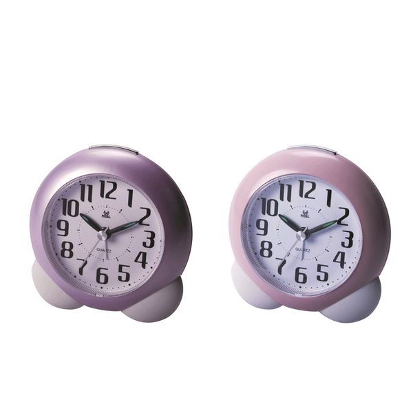 

тихий ночной свет мультфильм настольные часы дети прикроватные будильник розовый