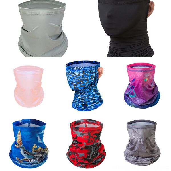 

oc6yo women scarf face mask 38 styles silk chiffon handkerchief outdoor windproof half face dust-proof sunshade masks scarf, Black