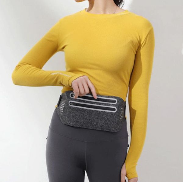

waist bags mobile phone bag ultra-thin outdoor sports running voltage double zipper travelling hiking pocketwaist packs