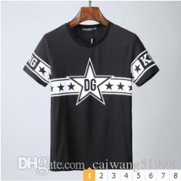 

d&g luxurys t shirts black white mens t shirts fashion mens t shirts medusa short sleeve size s-3xl 15534 d9