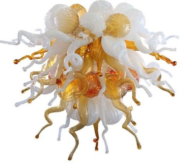 

110v/120v graceful home lamp pure handmade murano pendant chandelier with led bulbs