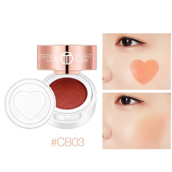 

heart-shaped air cushion blush makeup moisturizing brightening repair blush wyt77