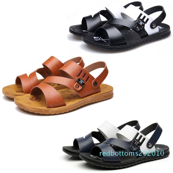 

outdoor sandals men fashion mixed color sandals man summer soft men sandal comfortable breathable man male non slip r10, Black