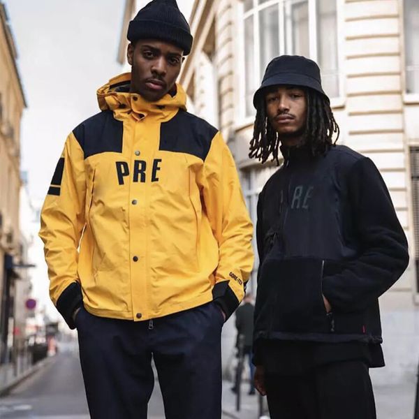 

19ss box logo x thenf arc logo mountain parka men women jacket casual street skateboard hip hop coat sport outwear jacket hflsjk319, Black;brown