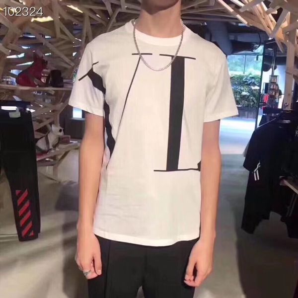 

лето дизайнер tshirts мужчины женщины одежда мода письмо печати с коротким рукавом тройник для summer new cool letter pattern top мужчины же, White;black
