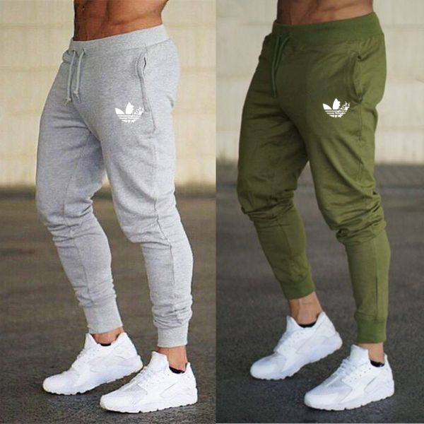2019 New Sportswear Fitness Pants Casual Polyester Mens Fitness Workout Pants Skinny Sweatpants Trousers Jogger From Junqingy 22 03 Dhgate Com