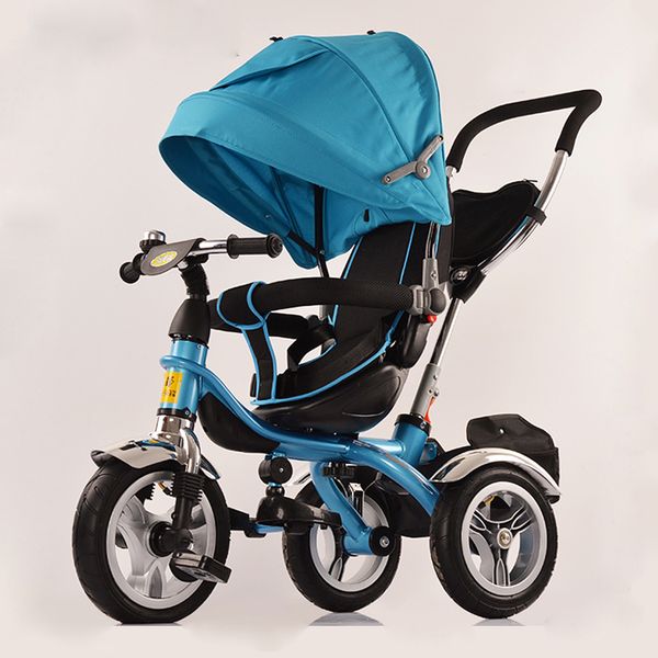 

multifunctional children's tricycle bicycle1-6 years old three whell baby stroller kids bike space wheel travel pram